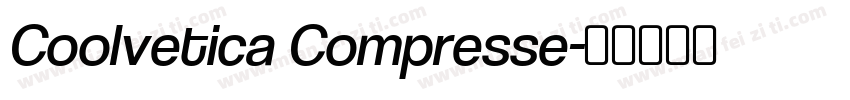 Coolvetica Compresse字体转换